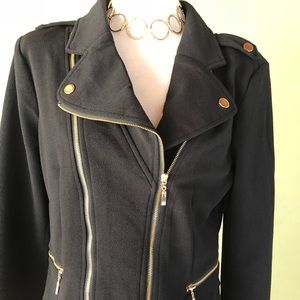 Fashion Effect moto jacket sz L